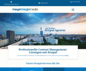 Meyermisginmedia.com(Die Berliner Drupal Agentur) Screenshot