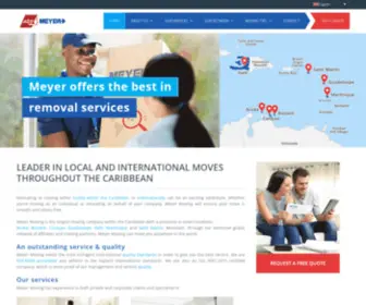 Meyermoving.com(Caribbean Moving) Screenshot