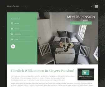 Meyers-Pension.de(Meyers Pension ∙ Urlaub in Zella) Screenshot