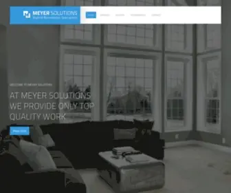 Meyersolutions.ca(AT MEYER SOLUTIONS WE PROVIDE ONLY TOP QUALITY WORK) Screenshot