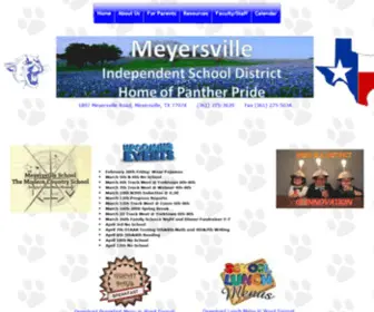 Meyersvilleisd.org(Meyersville Independent School District) Screenshot