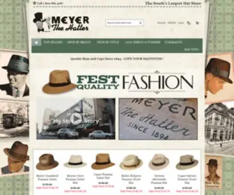 Meyerthehatter.com(Meyer The Hatter) Screenshot