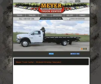 Meyertruckcenter.com(Meyer Truck Center (Midwest Wrecker Specialist)) Screenshot