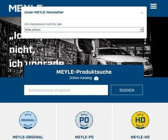 Meyle.com(MEYLE Autoteile) Screenshot