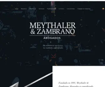 Meythalerzambranoabogados.com(Meythaler & Zambrano Abogados) Screenshot