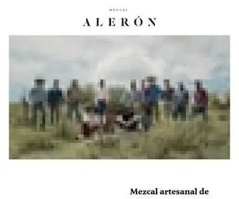 Mezcalaleron.com(Mezcal Aleron) Screenshot