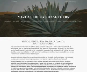Mezcaleducationaltours.com(Mezcal Educational Tours) Screenshot