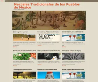 Mezcalestradicionales.mx(Mezcales Tradicionales de los Pueblos de México) Screenshot