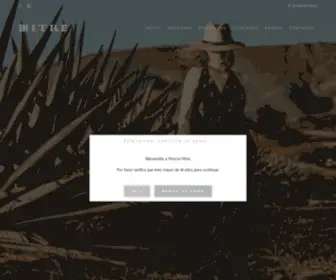 Mezcalmitre.com.mx(Mezcal Mitre) Screenshot