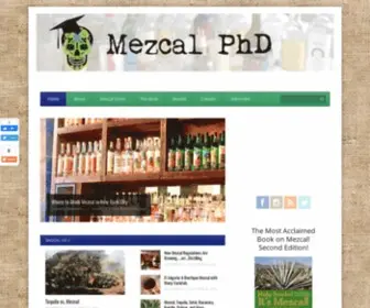 MezcalpHD.com(Mezcal PhD) Screenshot