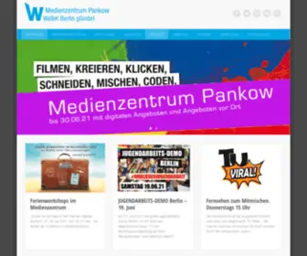 Mezen-Berlin.de(Medienzentrum Pankow) Screenshot