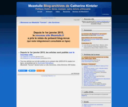 Mezetulle.net(Blog-archives de Catherine Kintzler) Screenshot