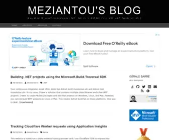 Meziantou.net(Meziantou's blog) Screenshot