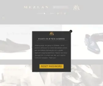 Mezlanshoes.com(Mezlan and Bacco Bucci Official Online store) Screenshot