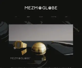 Mezmoglobe.com(Mesmerizing kinetic spinning desk toy designed with aerospace) Screenshot