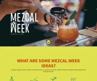 Mezweek.com(Mezcal Week) Screenshot