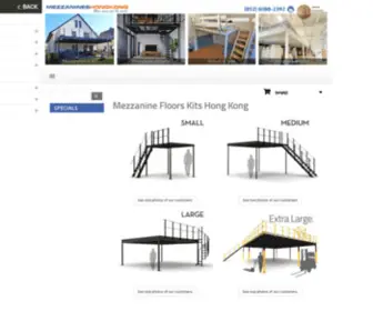 Mezzanineshongkong.com(Mezzanines floors kits and loft beds) Screenshot