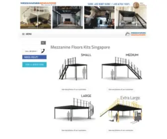 Mezzaninessingapore.com(The telescopic mezzanine floor) Screenshot