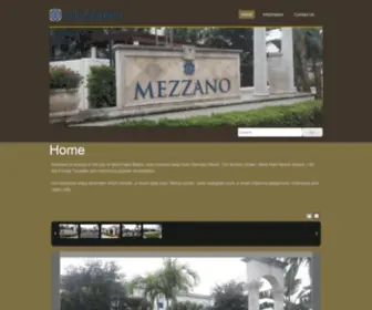 Mezzanocoa.org(Mezzano Condominium Association) Screenshot