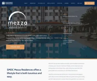 Mezzaresidences.com(Mezza Residences) Screenshot