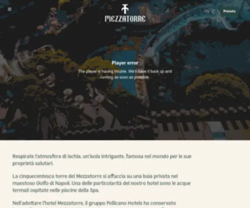 Mezzatorre.it(Mezzatorre Hotel &amp; Thermal SPA) Screenshot