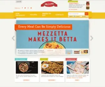 Mezzetta.com(Here at mezzetta®) Screenshot