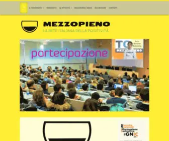 Mezzopieno.org(MEZZOPIENO) Screenshot