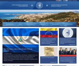 Mfaapsny.org(Ministry of Foreign Affairs of the Republic of Abkhazia) Screenshot