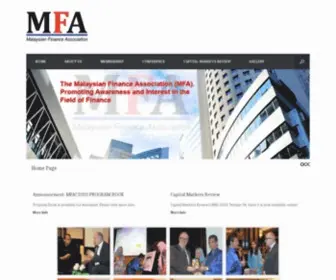 Mfa.com.my(Malaysian Finance Association) Screenshot