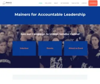 Mfal.me(Mainers for Accountable Leadership) Screenshot