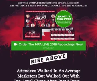 Mfaliveevent.com(MFA LIVE 2018 Recordings) Screenshot