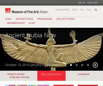 Mfa.org(Museum of Fine Arts Boston) Screenshot