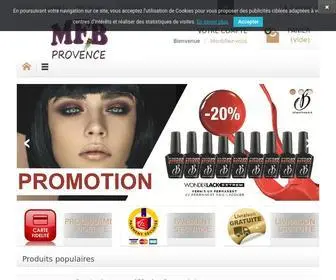 MFB-Provence.com(Grossiste esthetique et fournisseur en equipement) Screenshot