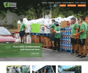 MFBN.org(Montana Food Bank Network) Screenshot