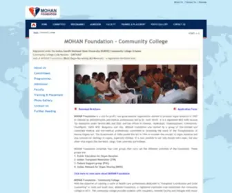 MFCC.edu.in(Community College) Screenshot