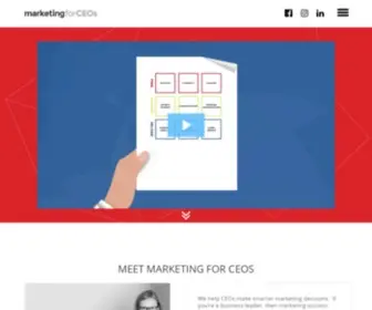 Mfceos.com(Marketing for CEOs) Screenshot