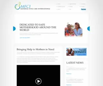 Mfci.net(Maternal Fetal Care International) Screenshot