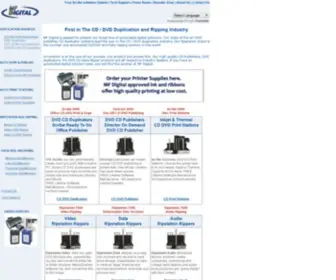 Mfdigital.com(CD DVD Duplication) Screenshot