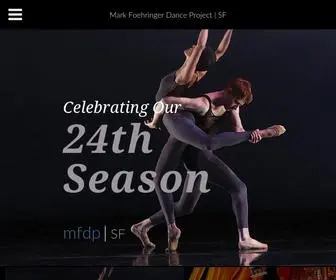 MFDPSF.org(A Contemporary Dance Organization) Screenshot