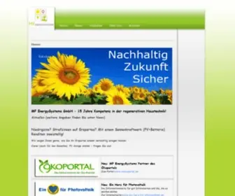 Mfenergietechnik.de(MF Energysystems Home) Screenshot