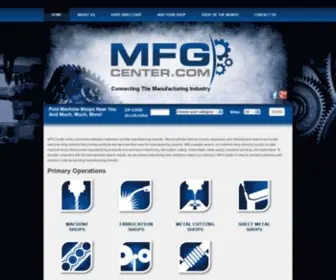 MFgcenter.com(Machine Shop Directory) Screenshot