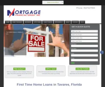 MFglends.com(Mortgage Financial Group) Screenshot