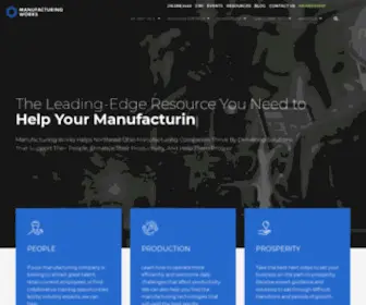 MFgworkscle.org(Manufacturing Works) Screenshot