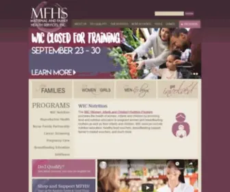 MFHS.org(Maternal and Family Health Services) Screenshot