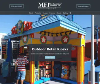 Mfi4U.com(MFI manufactures award winning design of custom) Screenshot