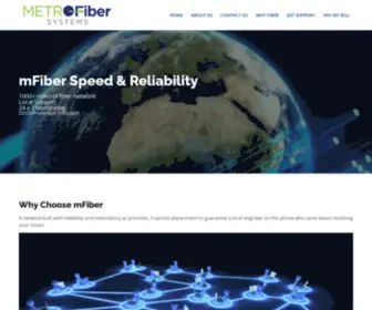 Mfiber.tech(Metro Fiber Systems) Screenshot