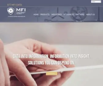 Mficreditsolutions.com(Data Into Information) Screenshot