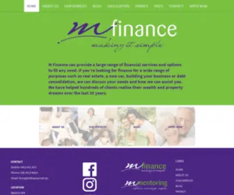 Mfinance.net.au(M Finance) Screenshot