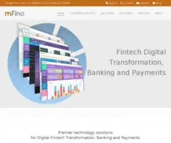 Mfino.com(Fintech Digital Transformation) Screenshot