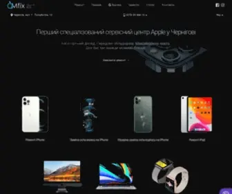 Mfix.com.ua(Ремонт Apple техніки) Screenshot